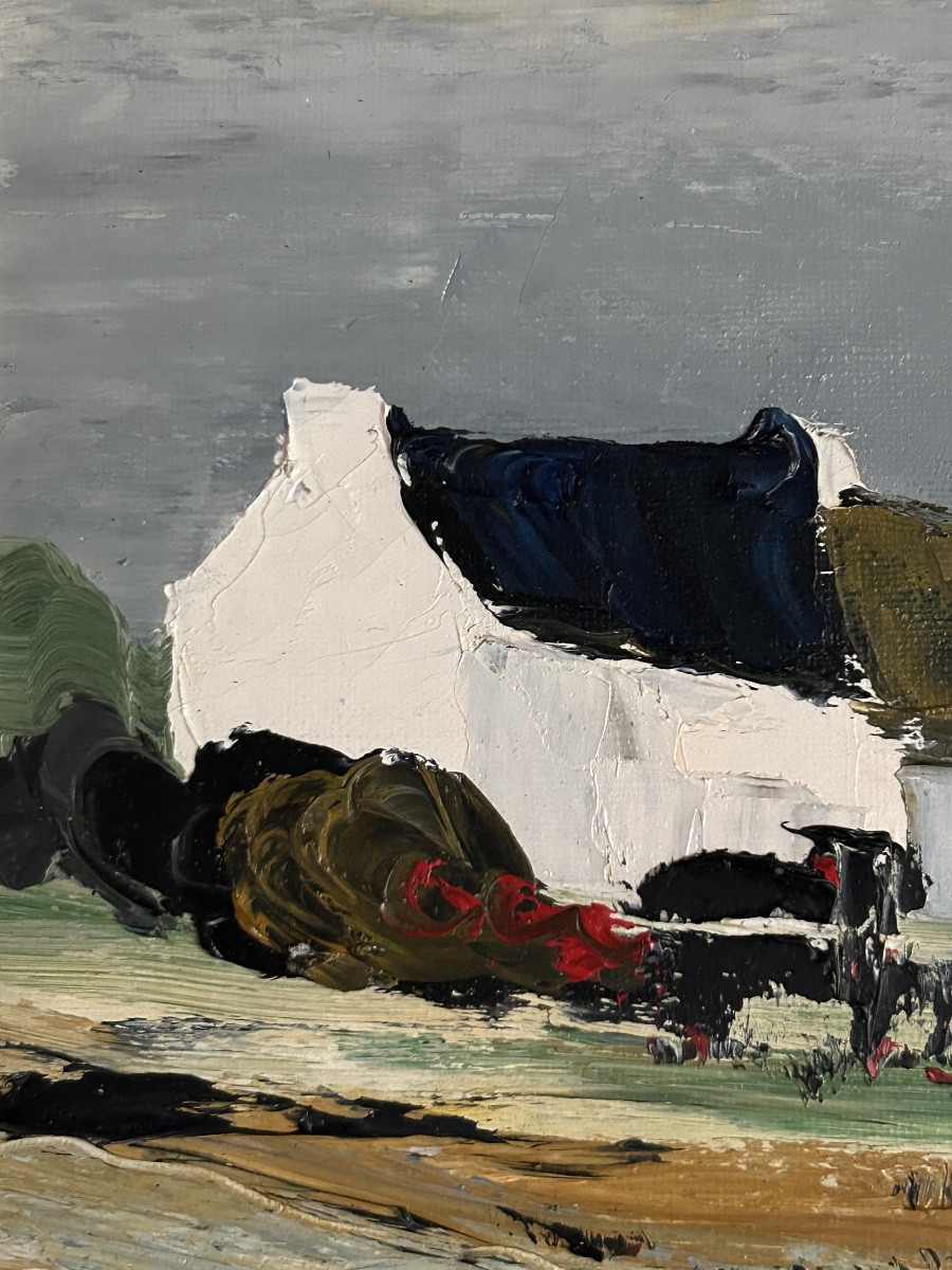 Maurice Augizeau tableau Bretagne Guilvinec-photo-2