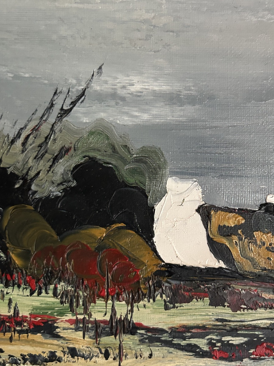 Maurice Augizeau tableau Bretagne Guilvinec-photo-3