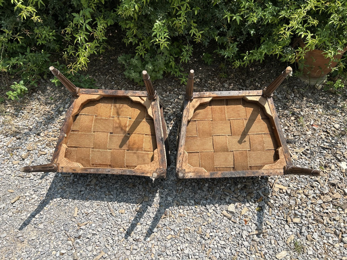 Pair Of Louis XVI Armchairs-photo-2