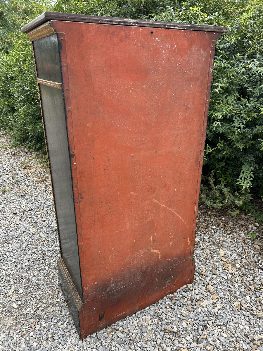 Armoire chauffe plats buffet chauffant 19eme Napoléon 3-photo-4