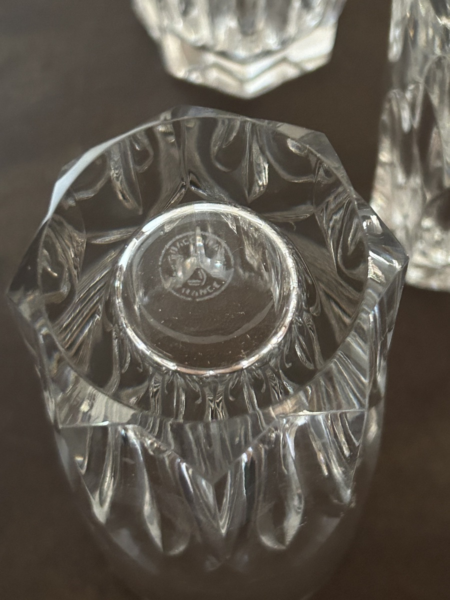 Baccarat Series Of 11 Crystal Mugs-photo-5
