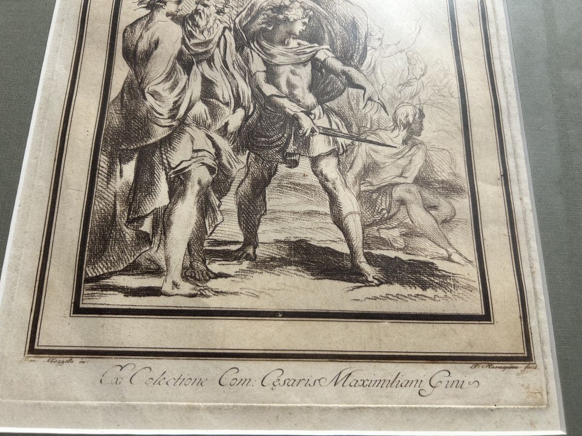 Francesco Rosaspina Eau forte gravure Parmegianino-photo-1