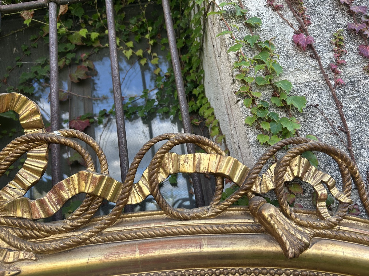 Louis Philippe Mirror With Bird Pediment -photo-4