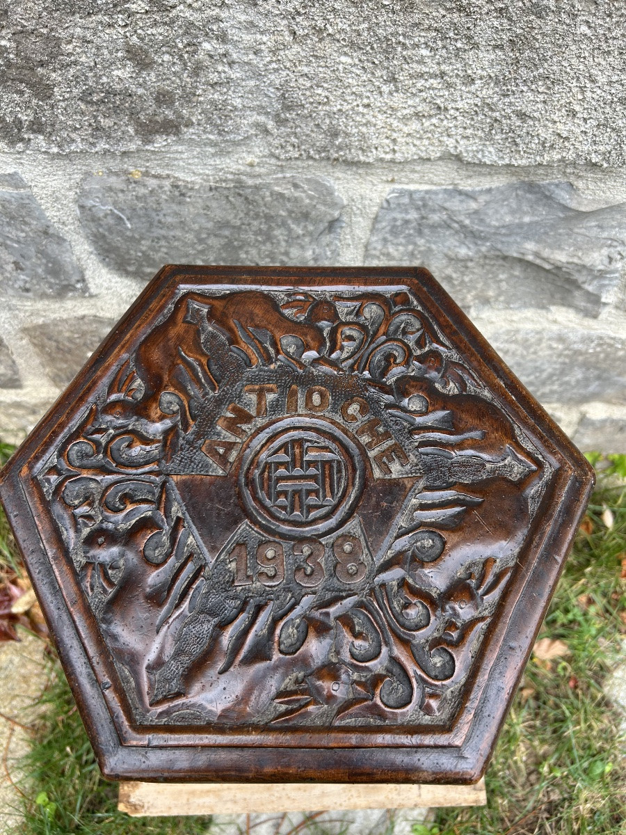 Türkiye Oriental Art Deco Pedestal Table Antioch-photo-1