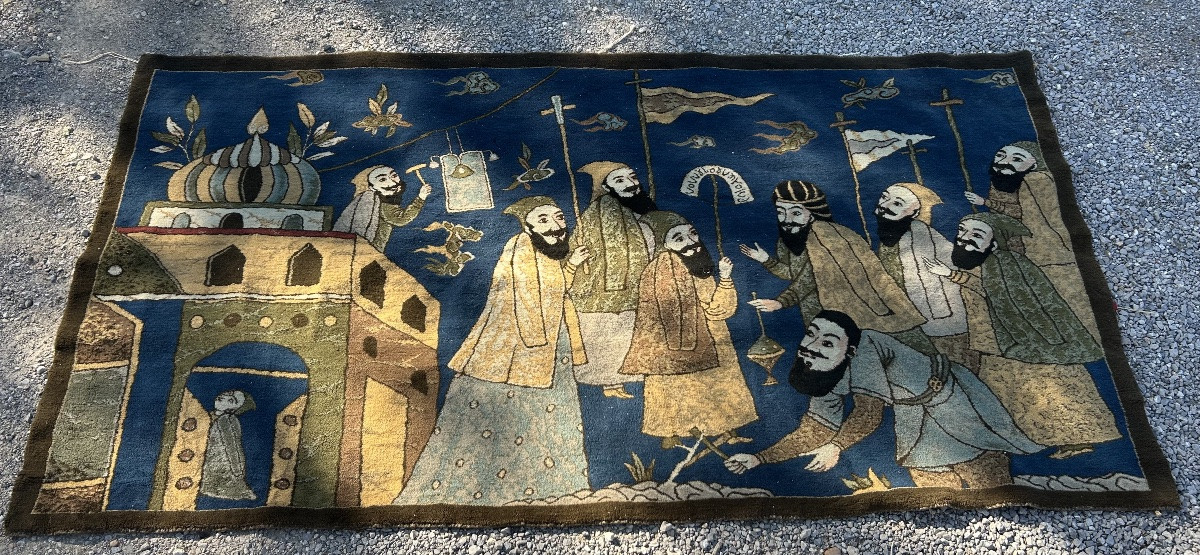 Arménie tapisserie 1930 baptême de Tiridate-photo-1