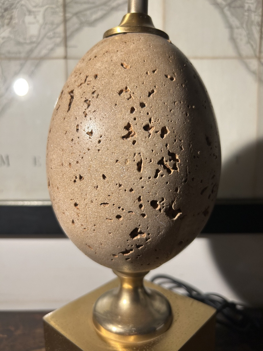 Philippe Barbier Designer Egg Lamp 1980-photo-3
