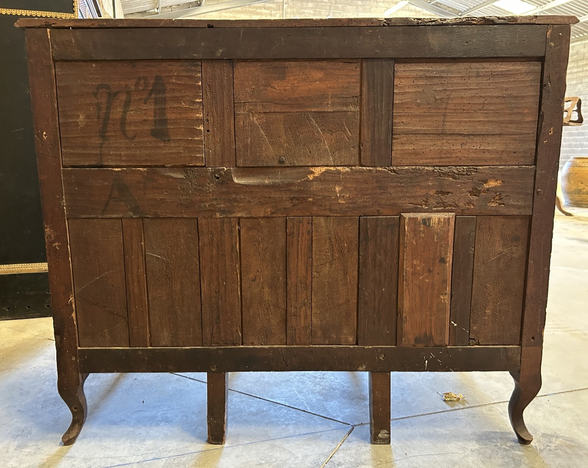 Bureau scriban noyer 18eme Louis XV -photo-2