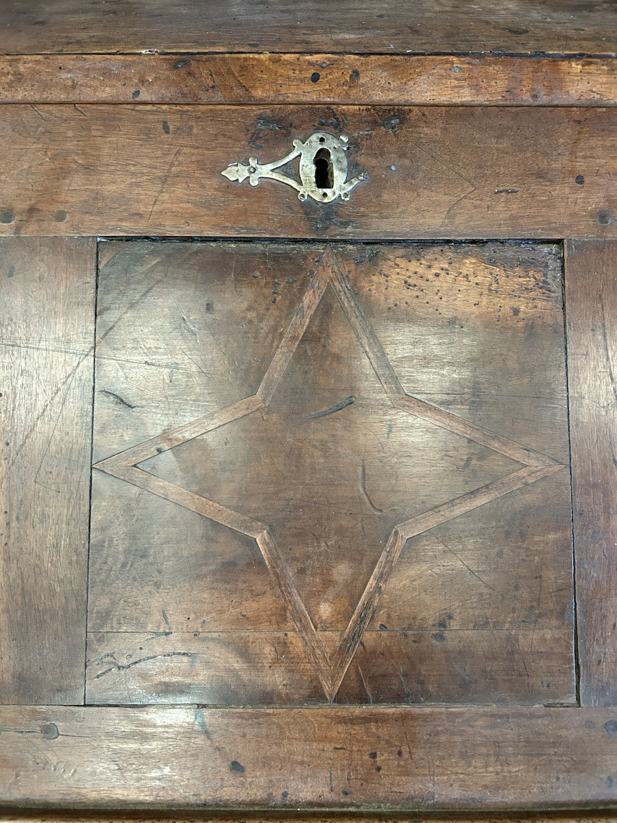 Bureau scriban noyer 18eme Louis XV -photo-3