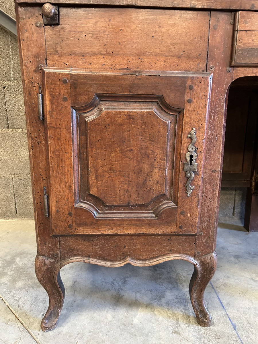 Bureau scriban noyer 18eme Louis XV -photo-8