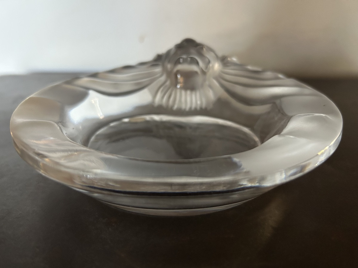 Lalique Lion Ashtray-photo-3