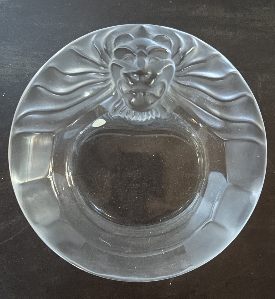 Lalique Lion Ashtray
