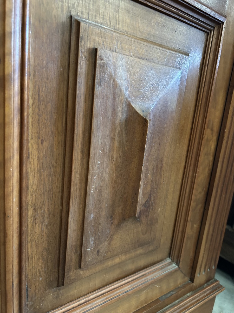 Bibliothèque noyer Neo Classique -photo-3