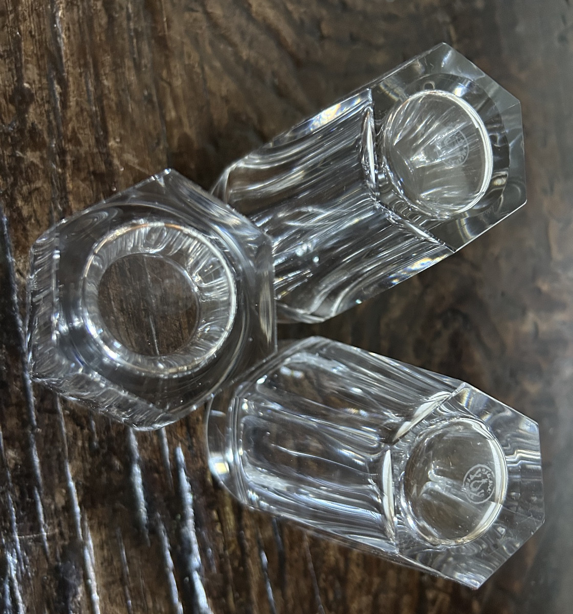 Baccarat 3 Harcourt Talleyrand Vases -photo-2