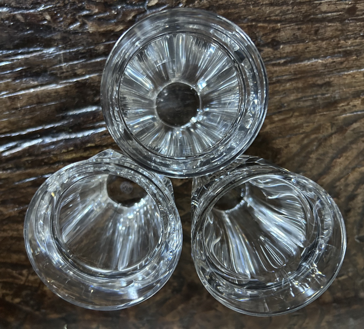 Baccarat 3 Harcourt Talleyrand Vases -photo-3