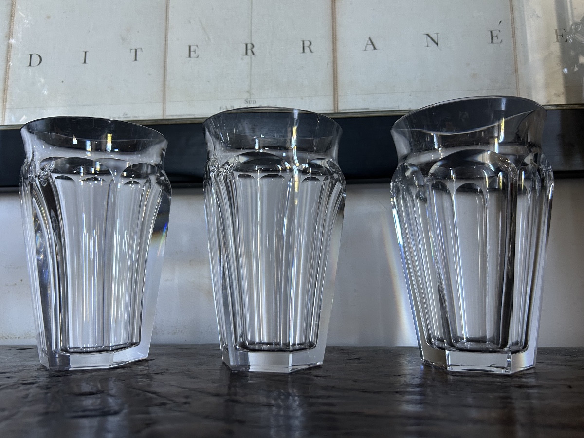 Baccarat 3 Harcourt Talleyrand Vases -photo-4