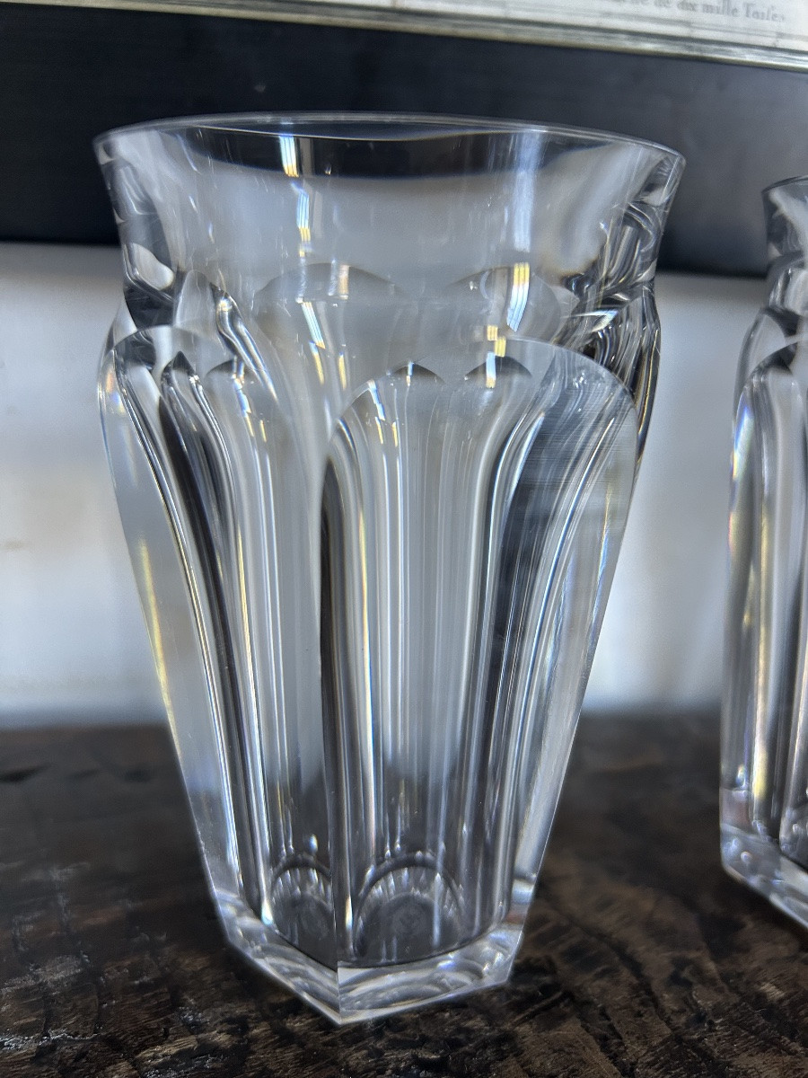 Baccarat 3 Harcourt Talleyrand Vases -photo-2