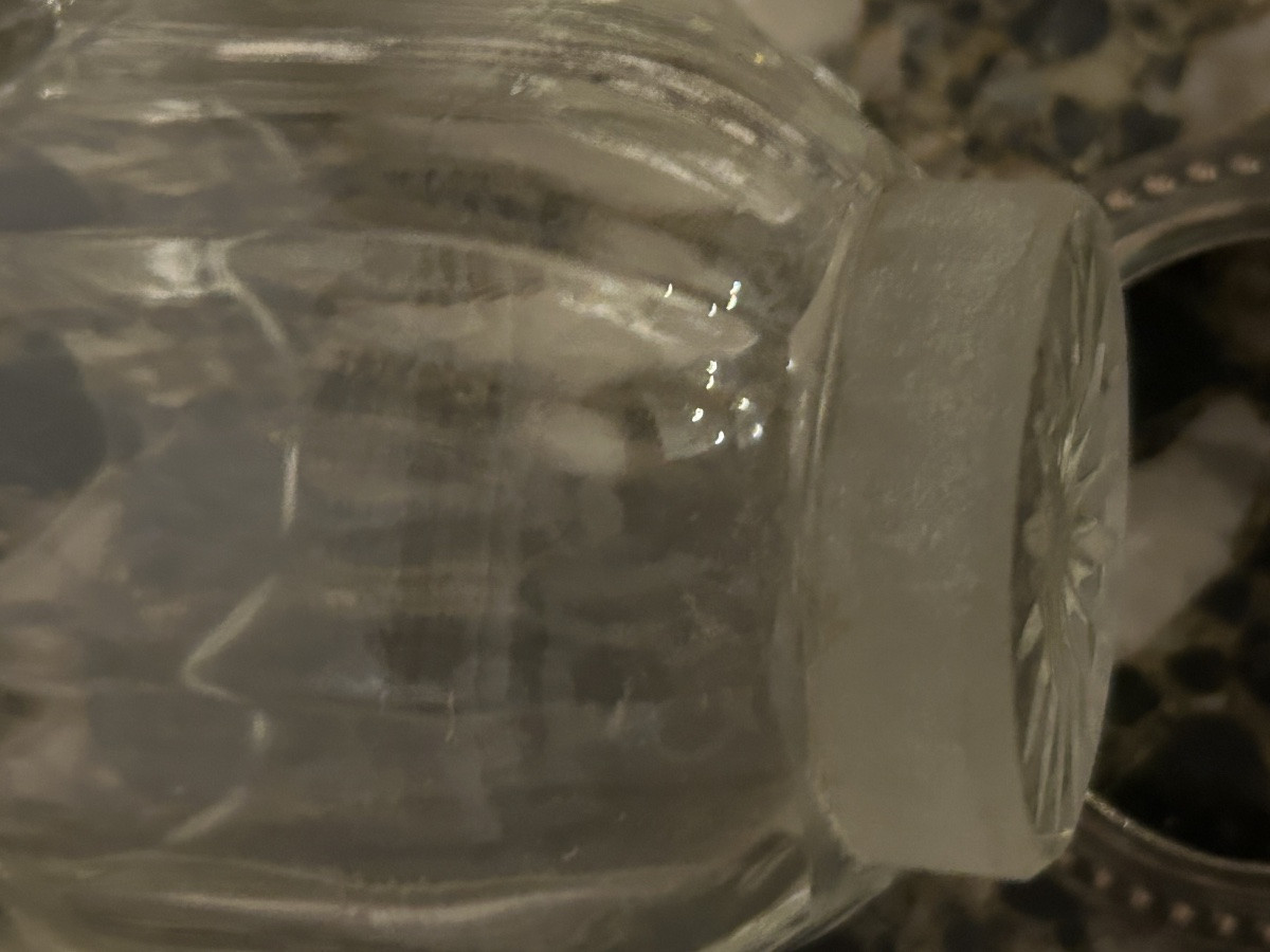 Paire de brocs cristal et argent minervre-photo-6