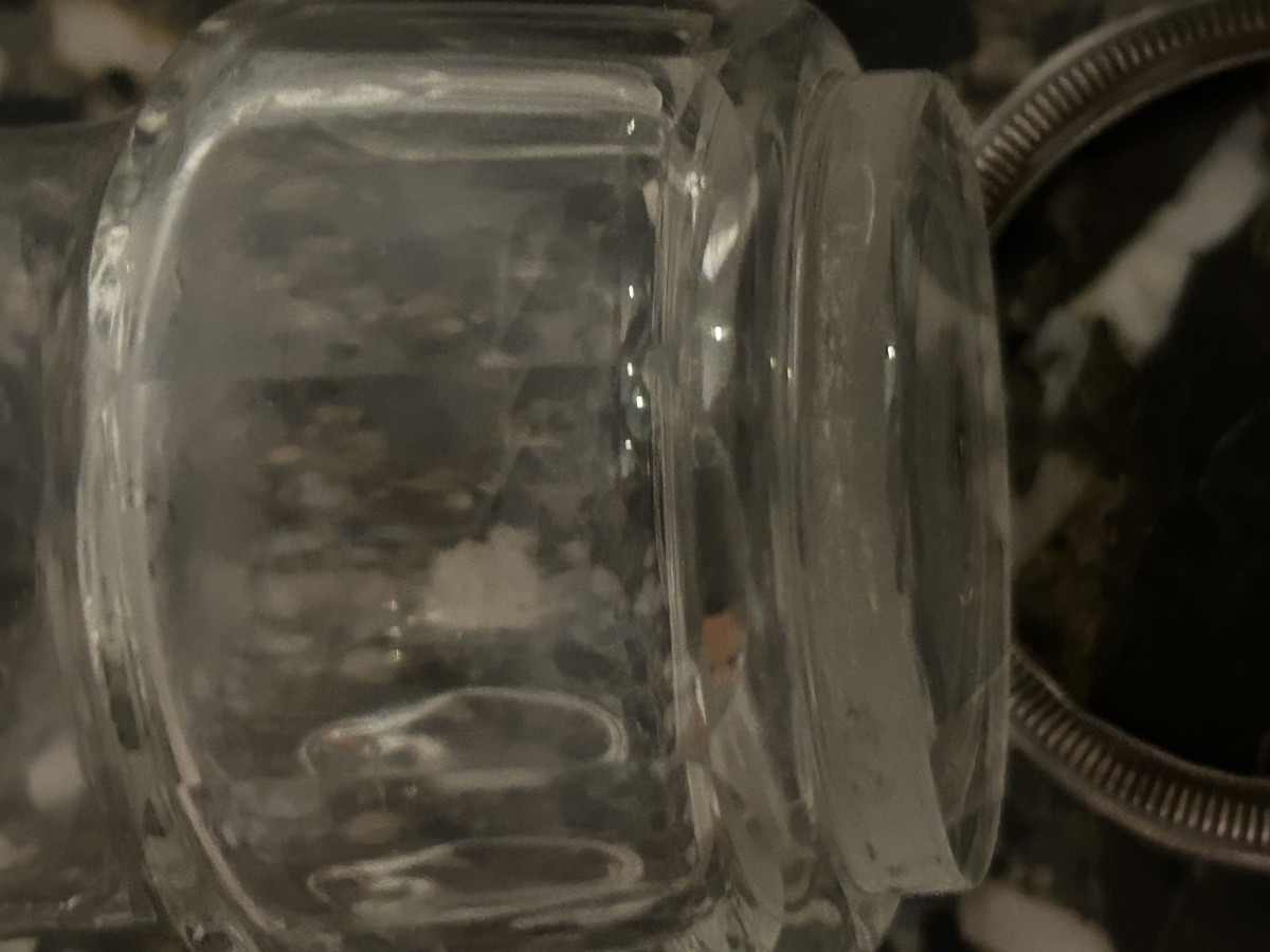 Paire de brocs cristal et argent minervre-photo-7