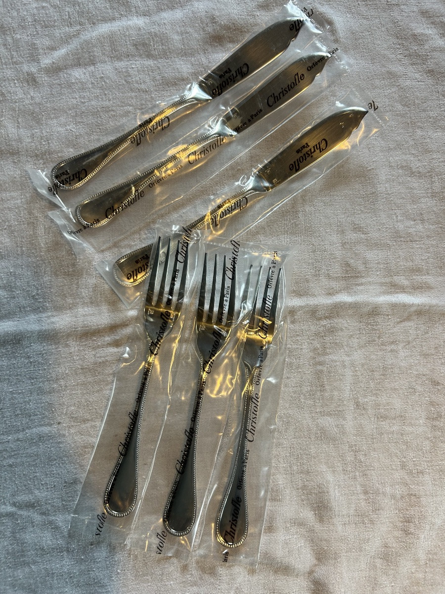 Christofle ménagère perles 99 pièces -photo-5