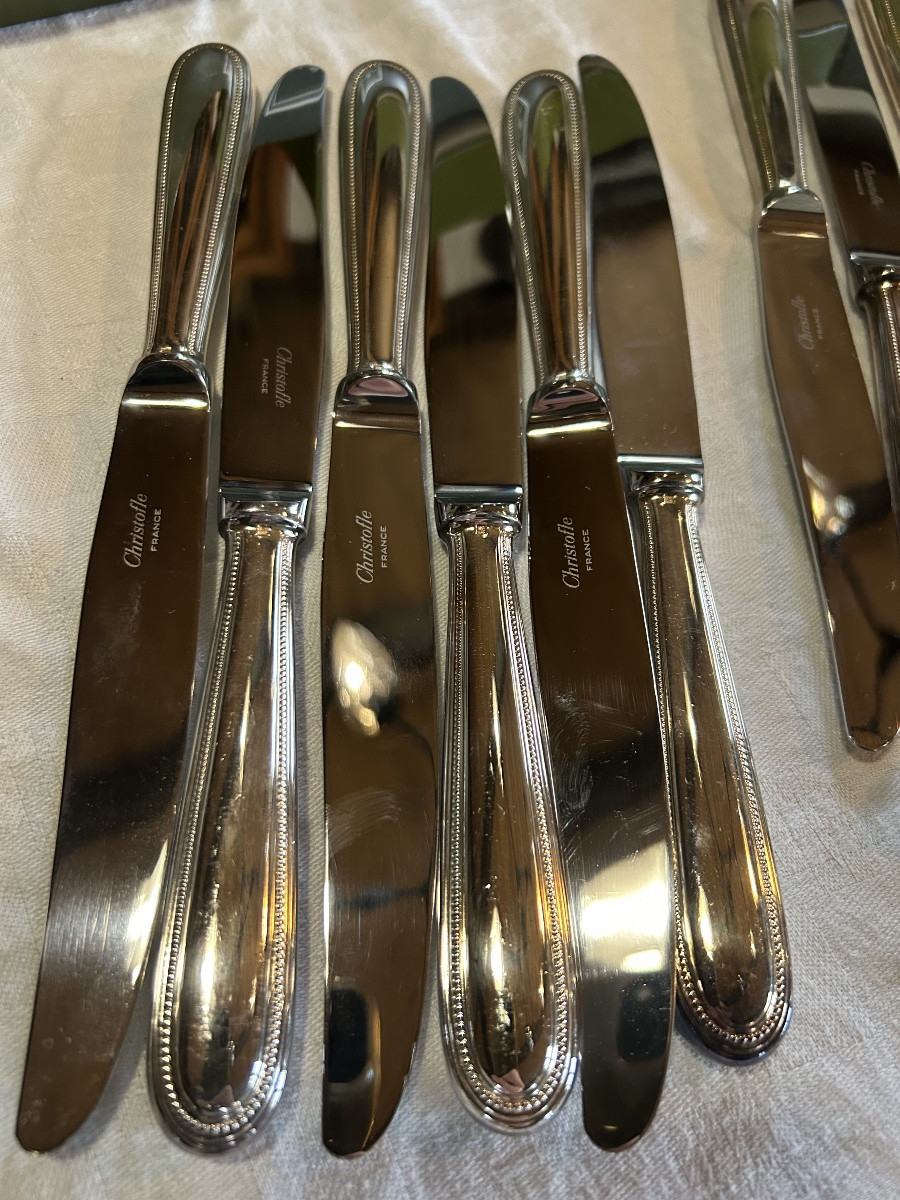 Christofle ménagère perles 99 pièces -photo-7