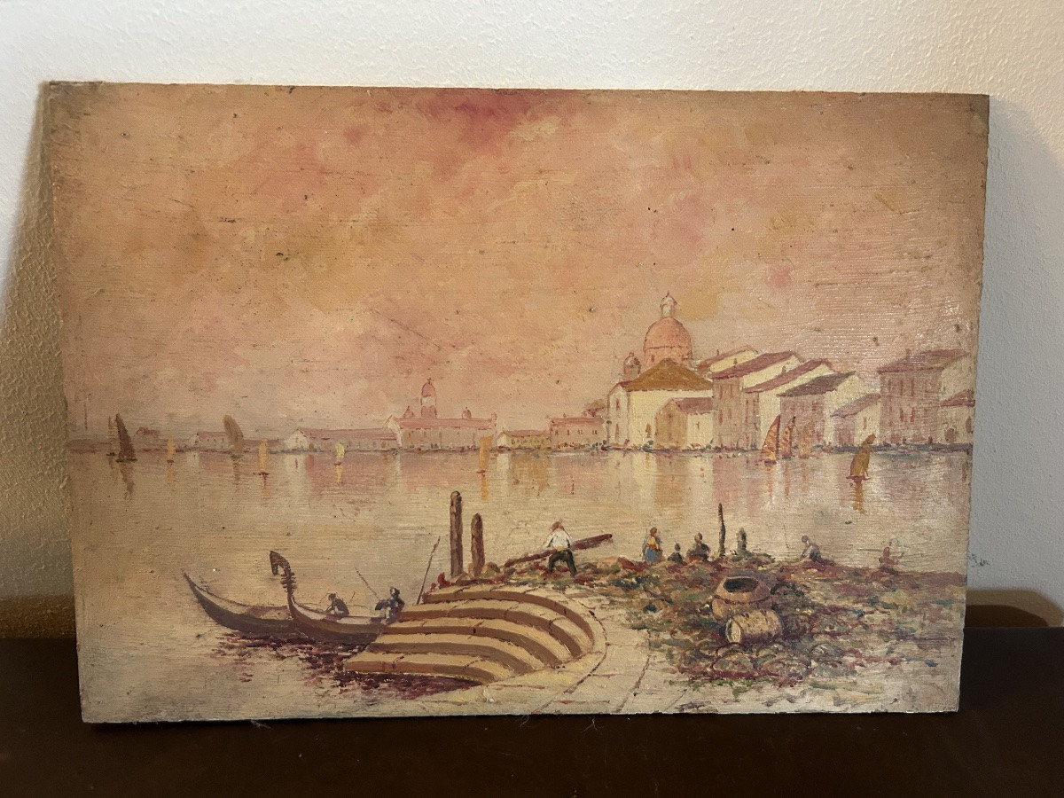 Tableau vue de Venise -photo-2