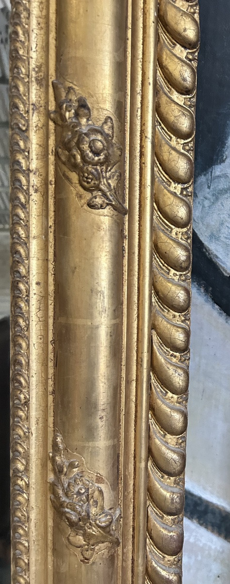 Miroir 19eme bois doré 250x130cm-photo-7