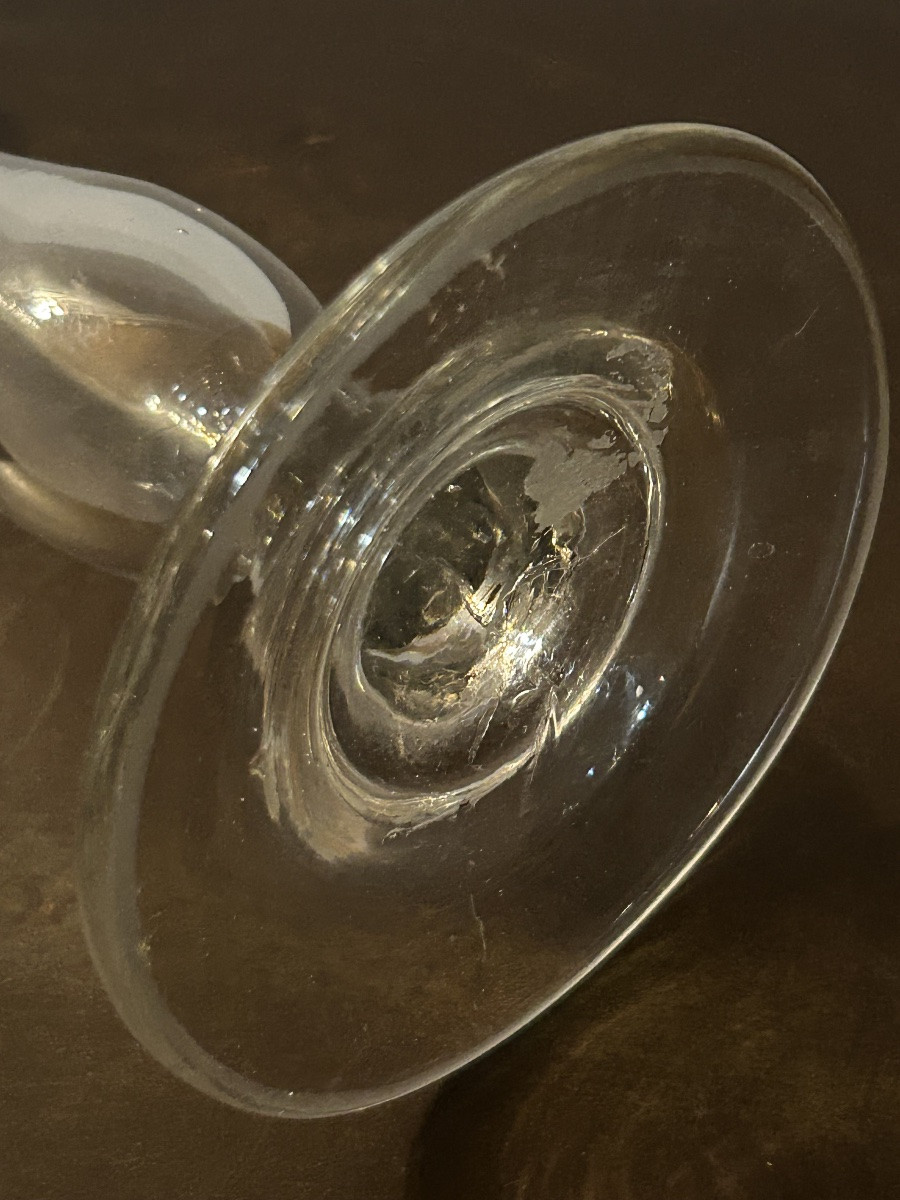 Provence Lampe de dentellière verre soufflé -photo-2