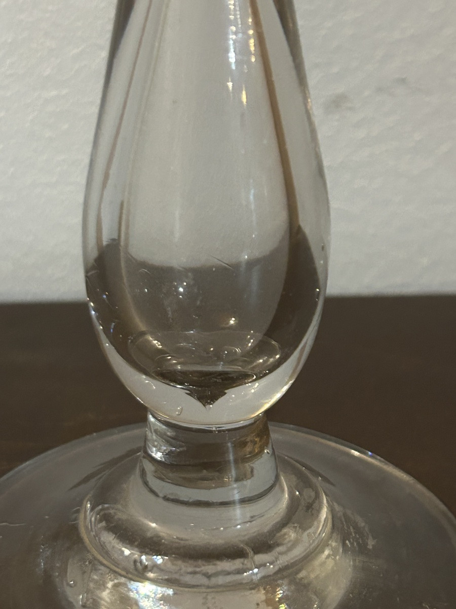 Provence Lampe de dentellière verre soufflé -photo-4