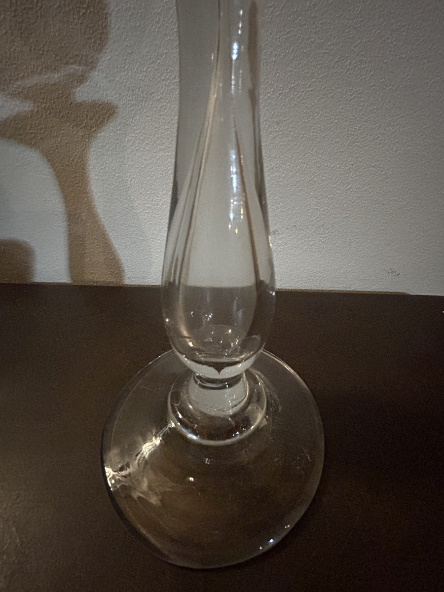 Provence Lampe de dentellière verre soufflé -photo-5