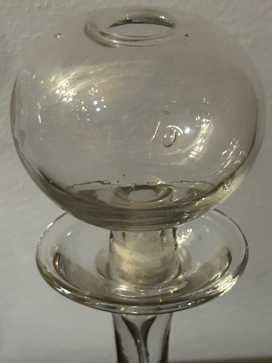 Provence Lampe de dentellière verre soufflé -photo-6