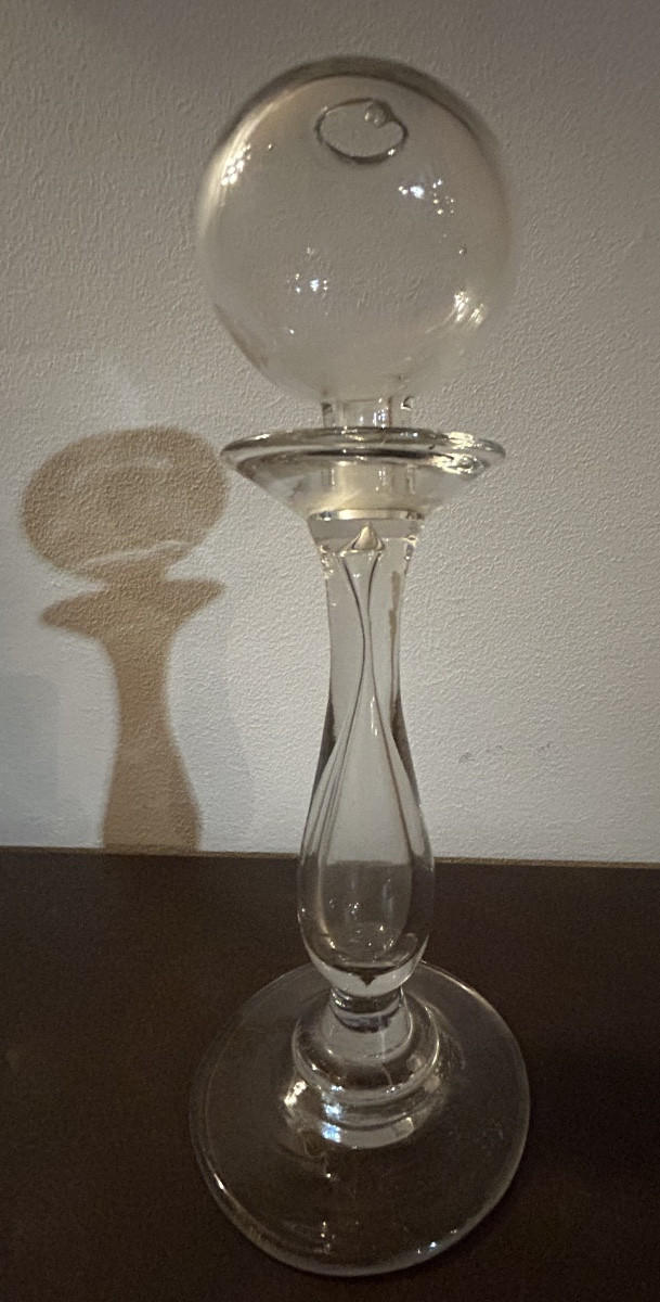 Provence Lampe de dentellière verre soufflé 