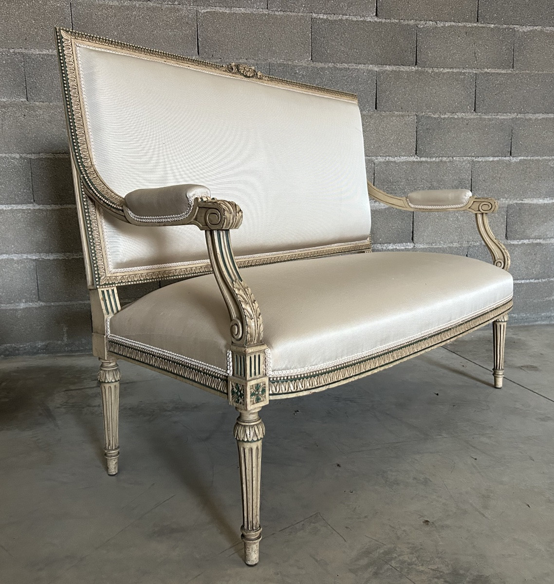 Banquette Louis XVI décorateur -photo-1