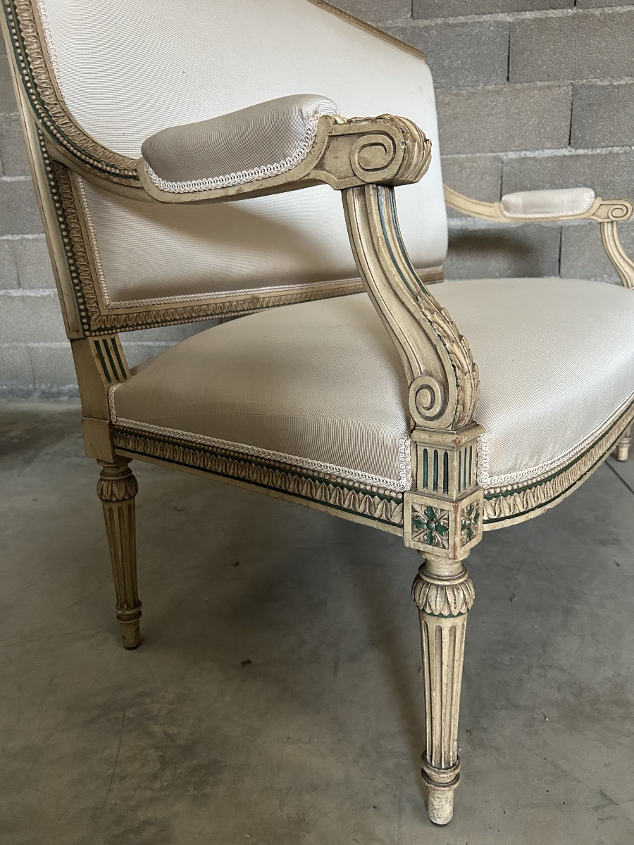 Banquette Louis XVI décorateur -photo-3