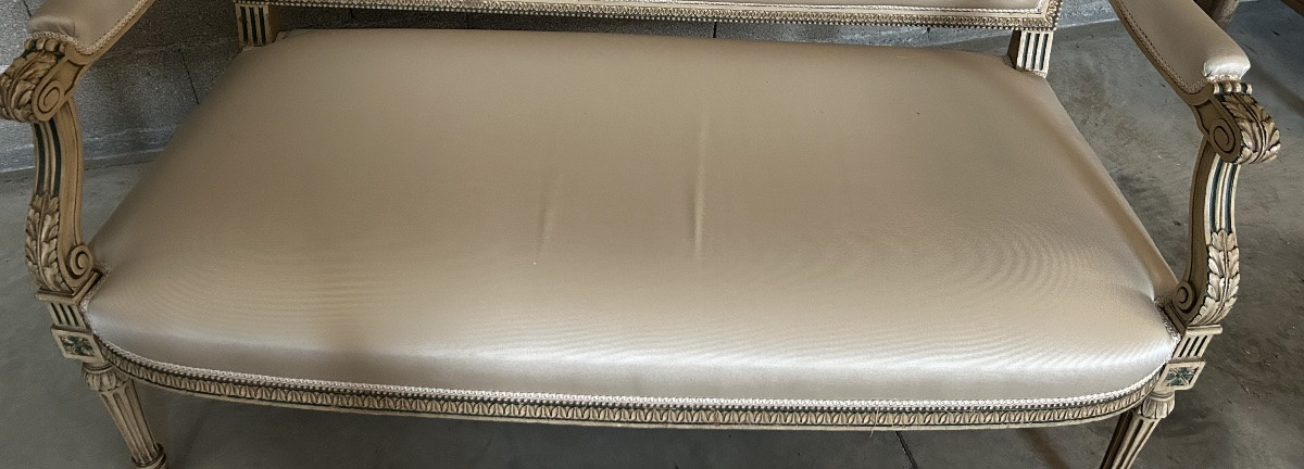 Banquette Louis XVI décorateur -photo-4