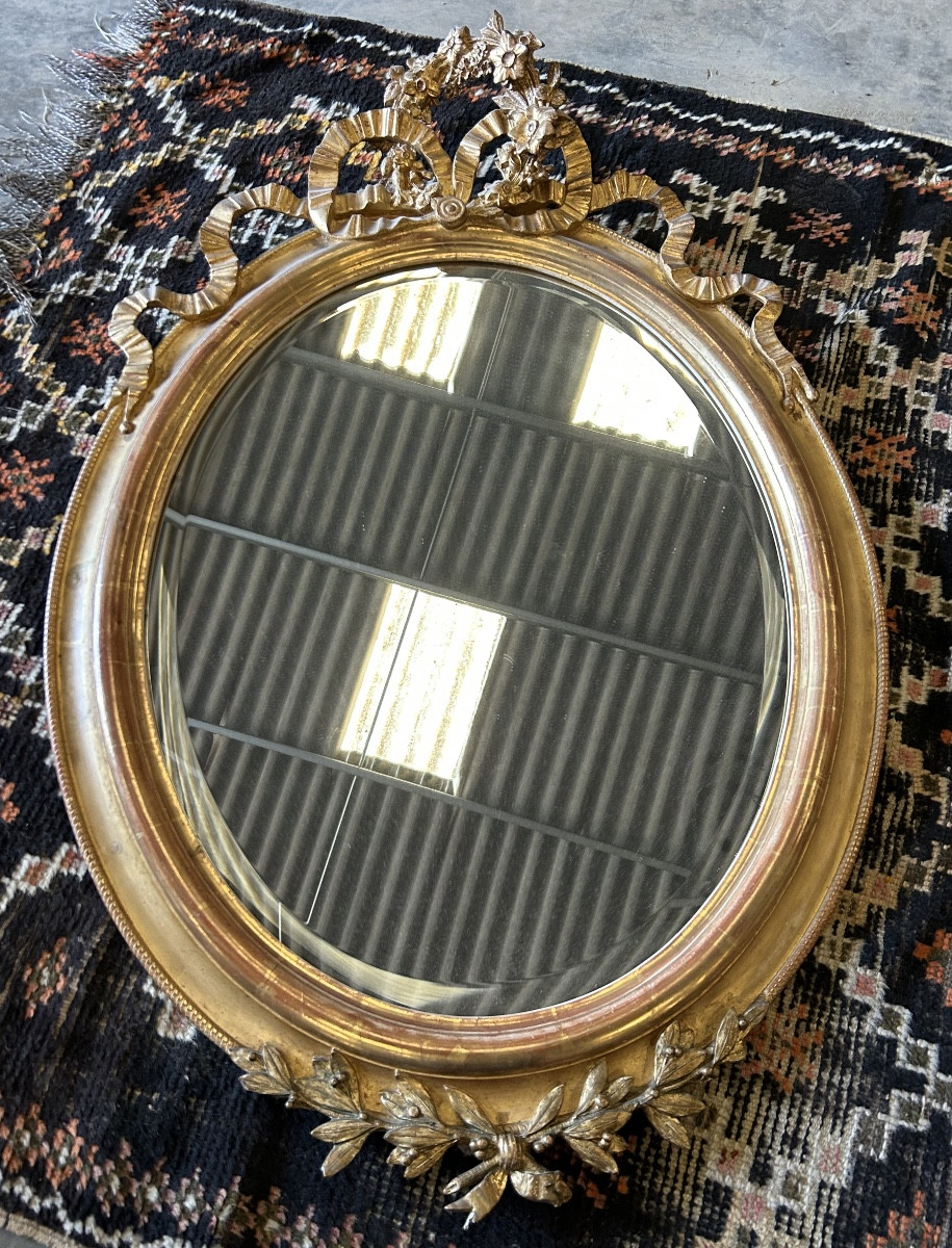 Gold Medallion Mirror 