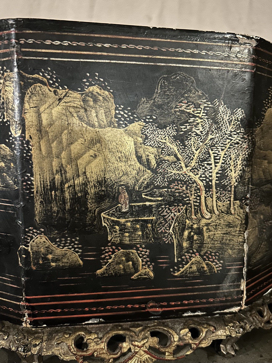 Chanab Altar Chest, Lacquered Wood, China, 19th Century-photo-8