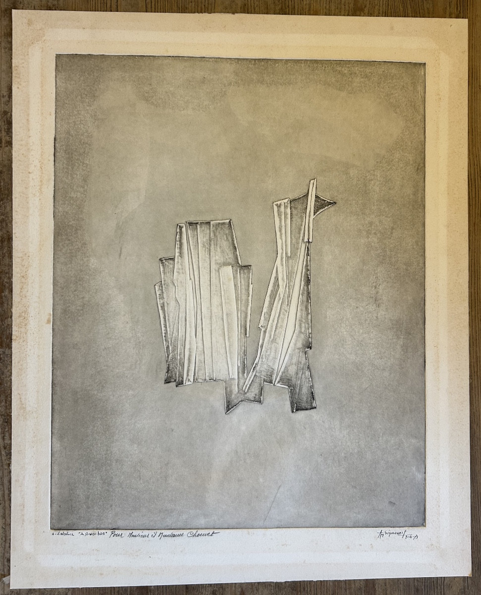 Jean Signovert gravure 1970