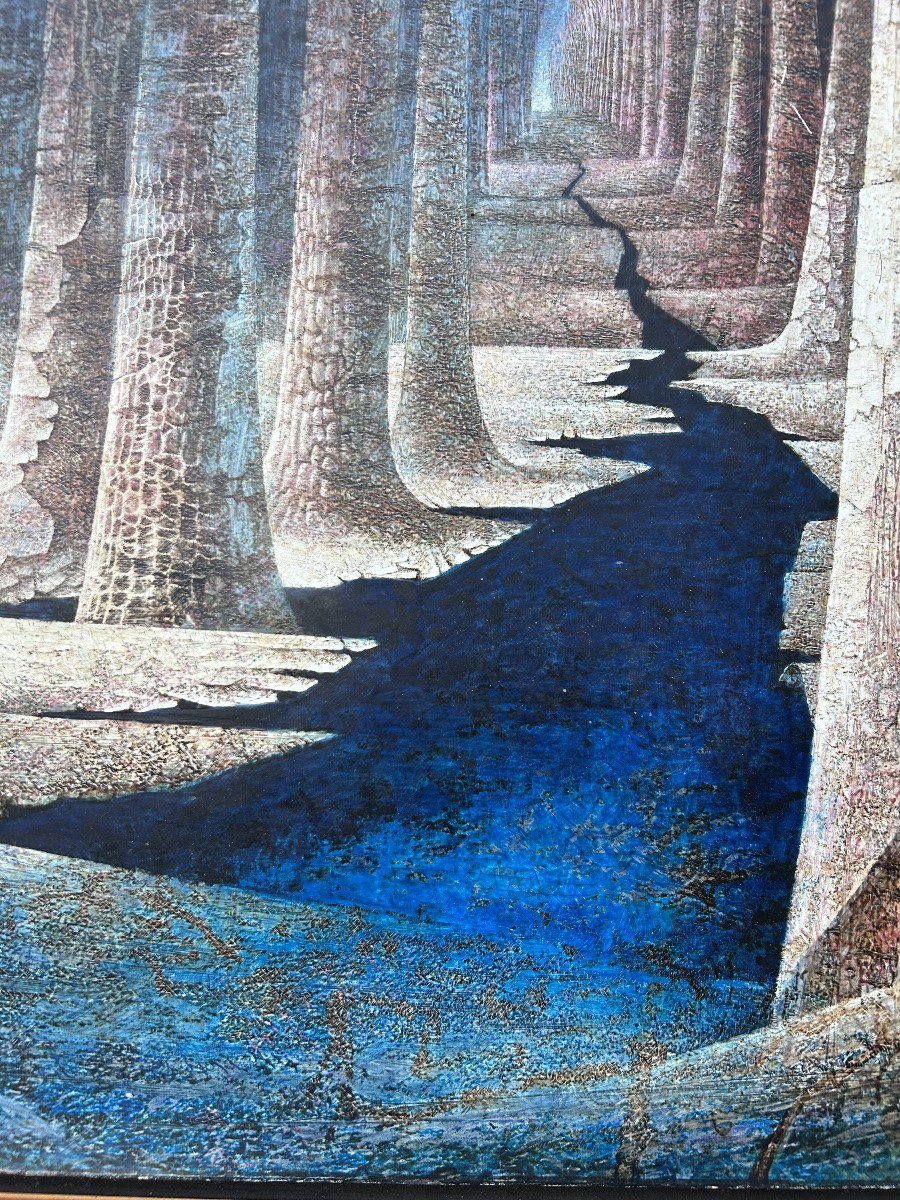 Lamy Pierre Lambert tableau 1971 réalisme fantastique-photo-4