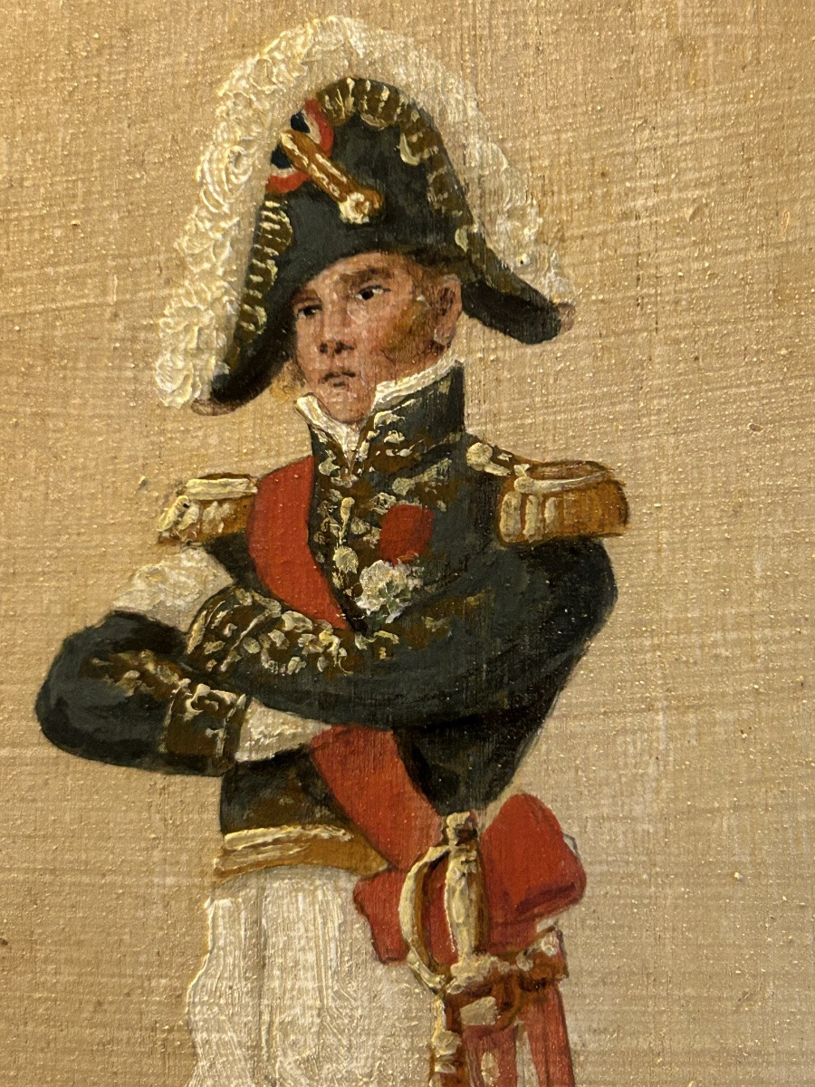 Louis Charles Taconet Pair Of Military Paintings -photo-4