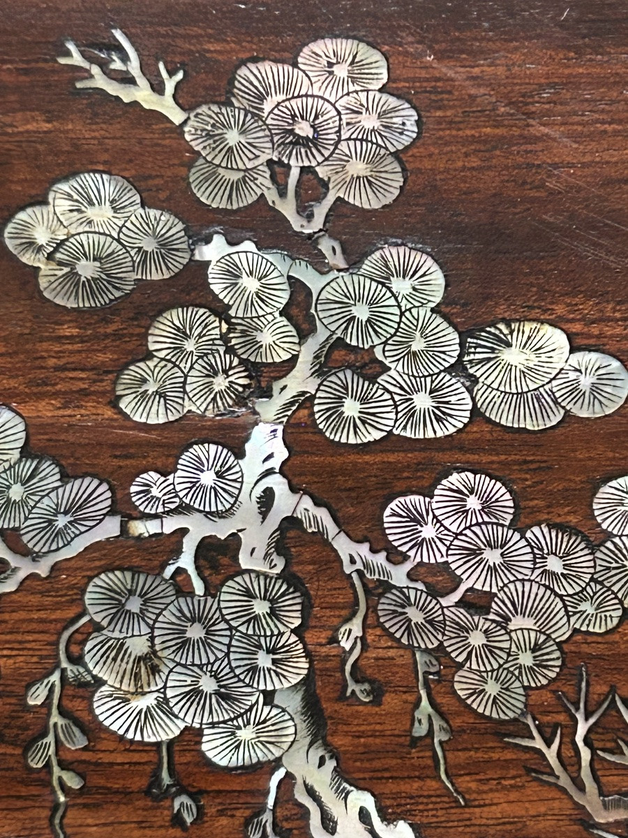 Indochine plateau décor nacres-photo-5