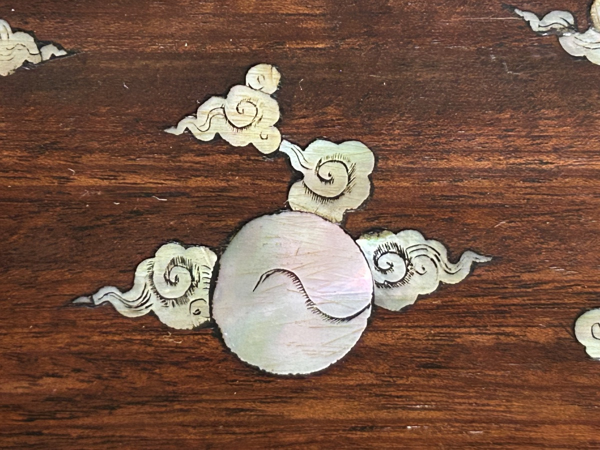 Indochine plateau décor nacres-photo-8