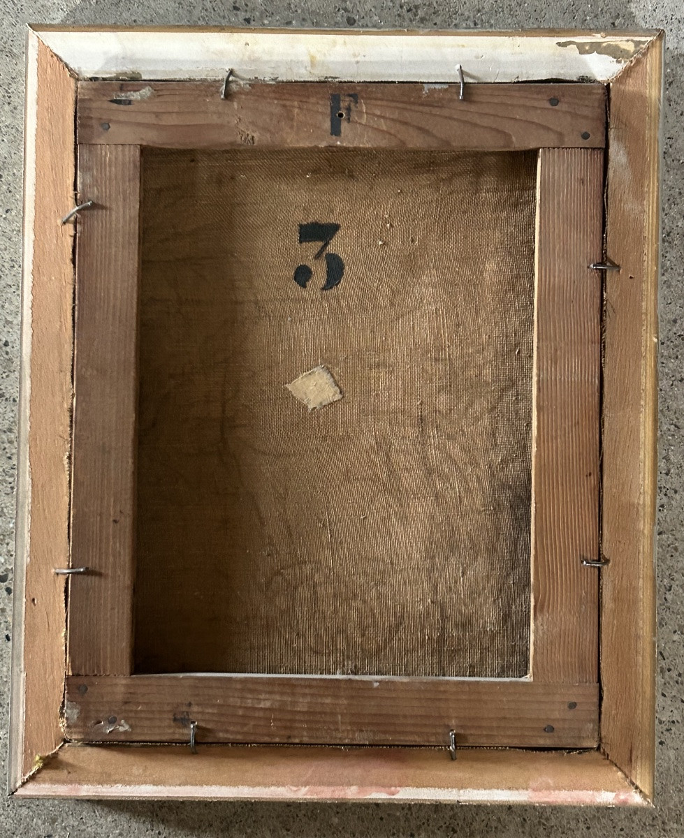 Tableau chasse chevreuil 19eme Noury-photo-2