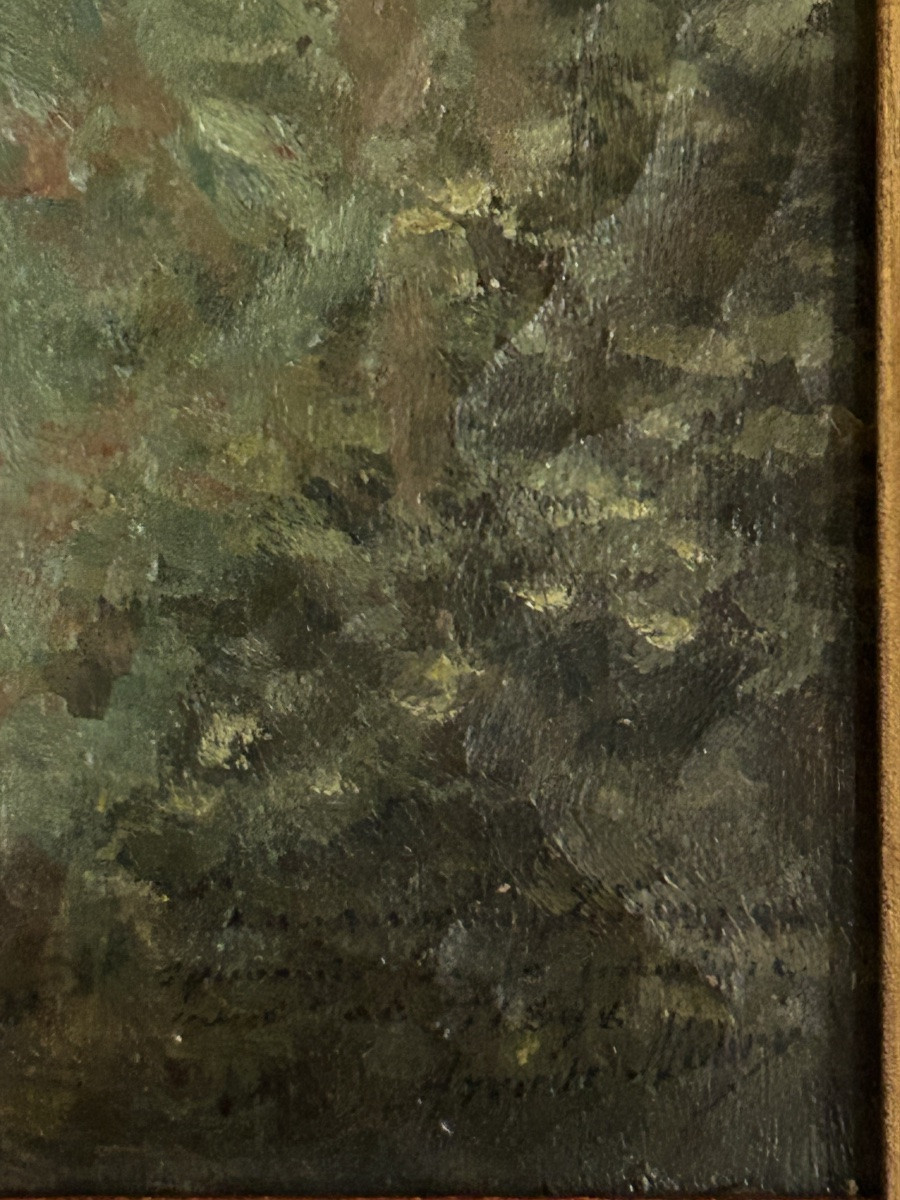 Tableau chasse chevreuil 19eme Noury-photo-3