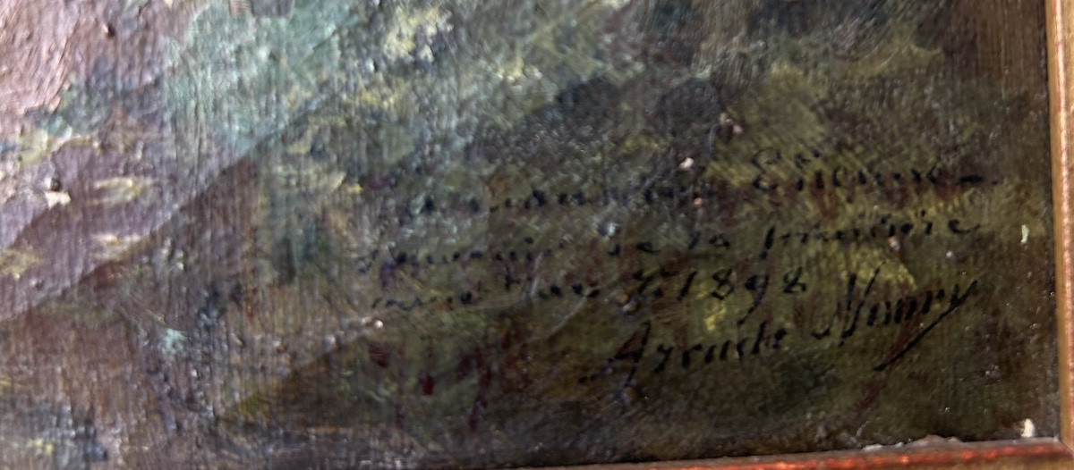 Tableau chasse chevreuil 19eme Noury-photo-6