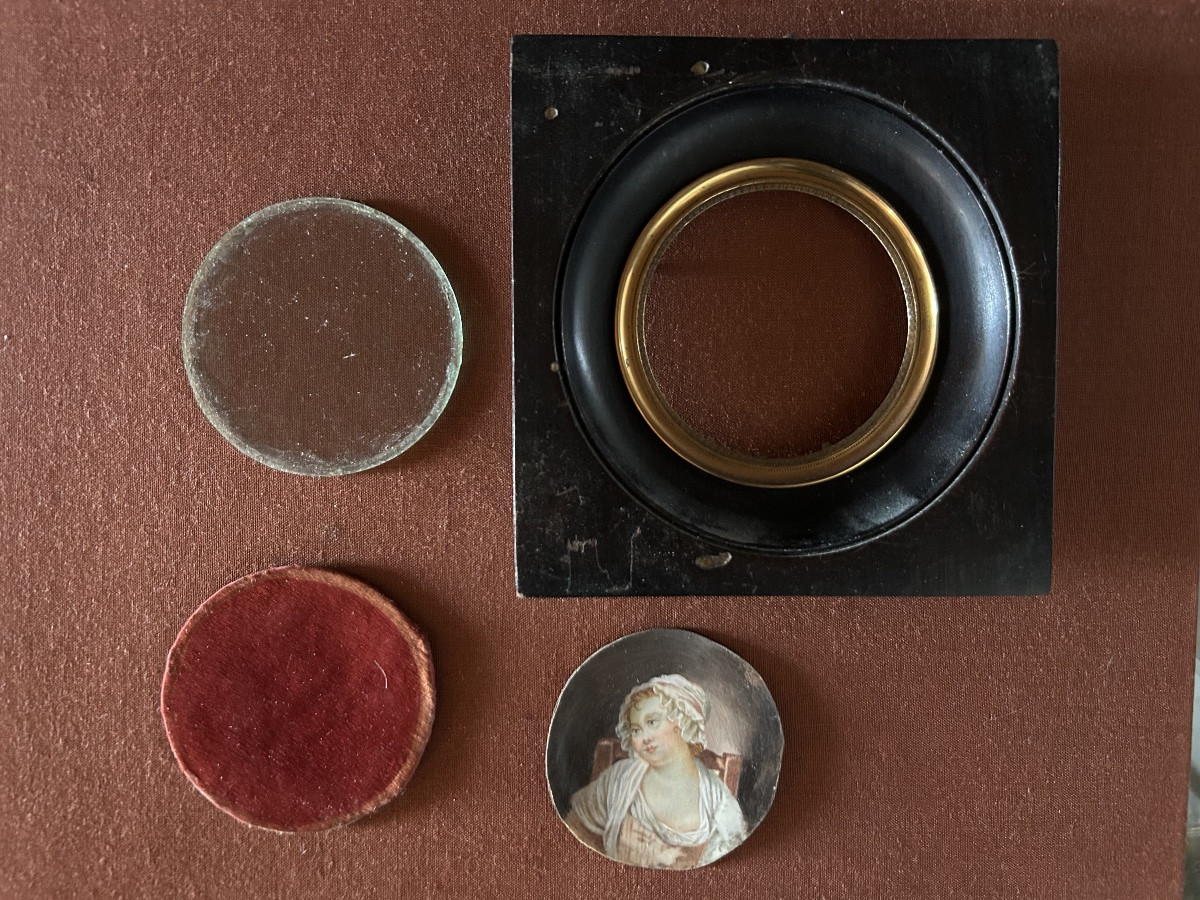 Miniature 18eme portrait femme sein nu-photo-3