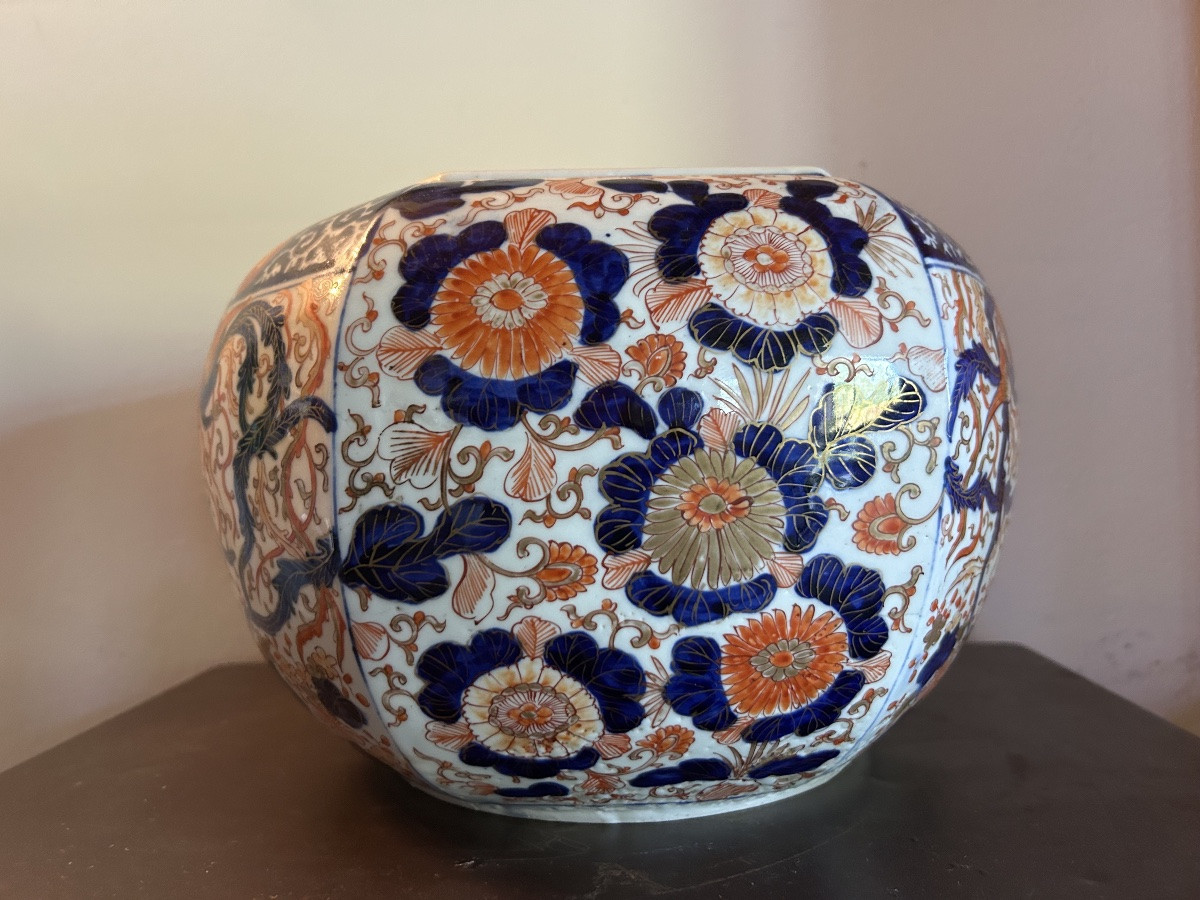 Imari Basin 19th Century Bronze Mounting-photo-3