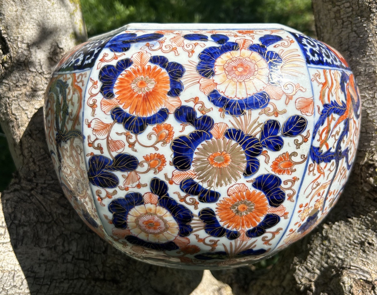 Imari Basin 19th Century Bronze Mounting-photo-4