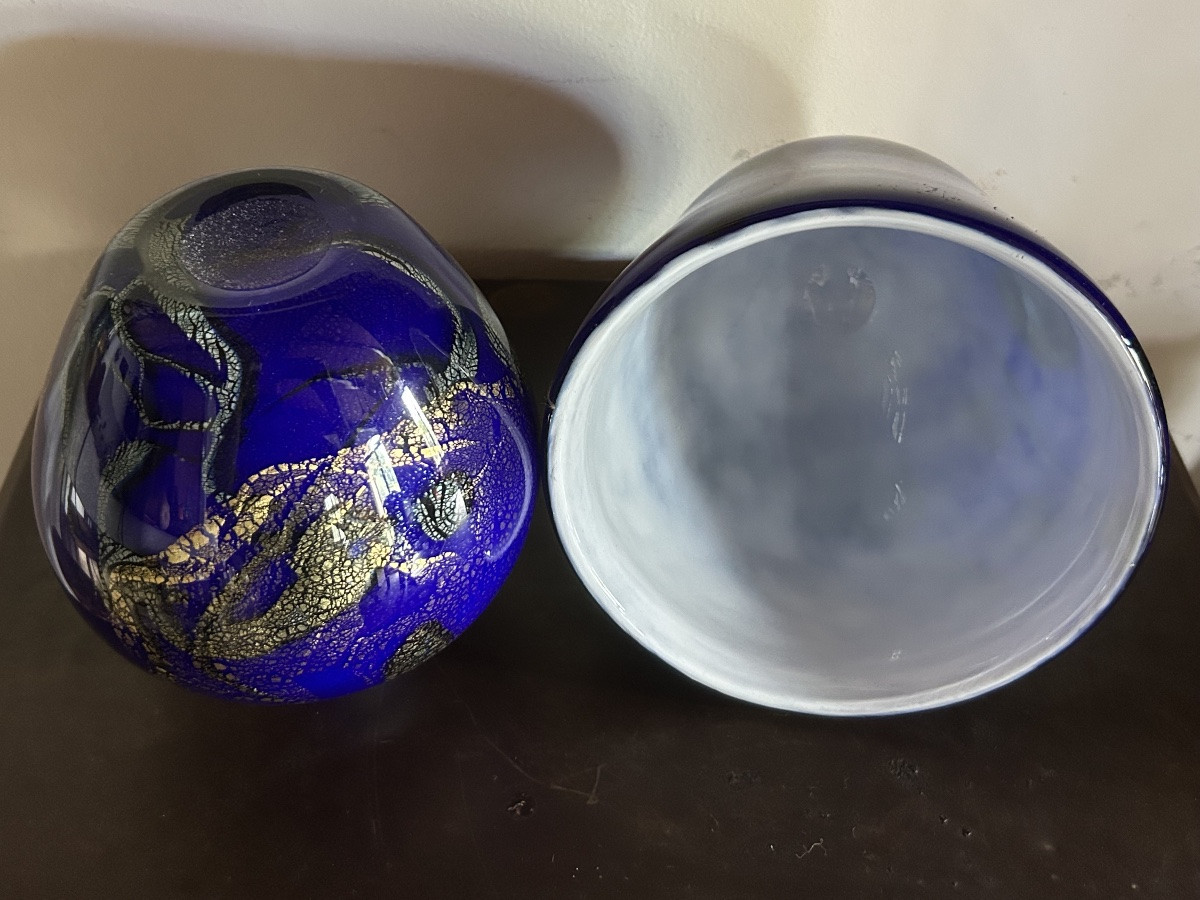 Jean michel Operto lampe champignon verre -photo-6