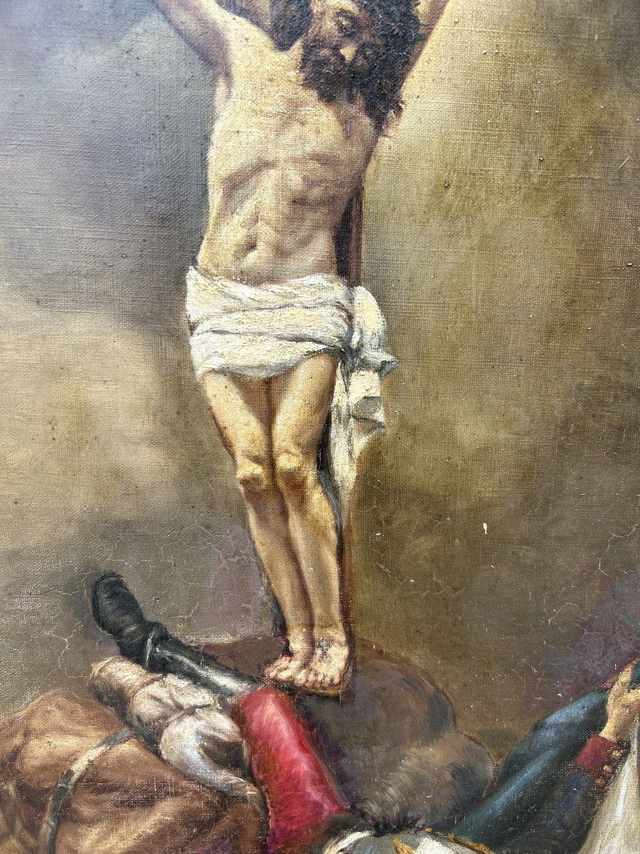 Tableau christ soldat d’après Jean Joseph weerts-photo-2