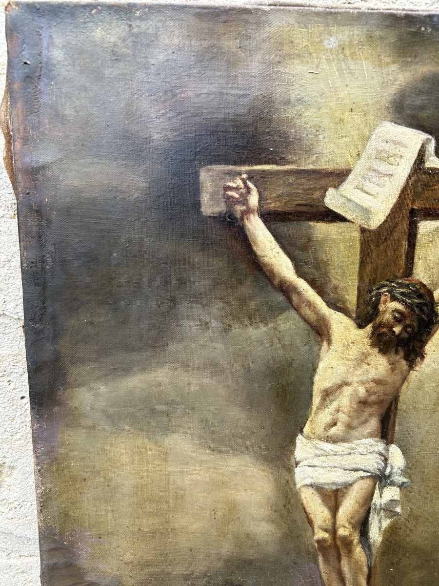 Tableau christ soldat d’après Jean Joseph weerts-photo-6